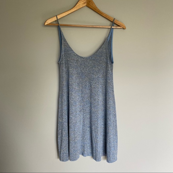 WILFRED FREE blue jersey tank dress
